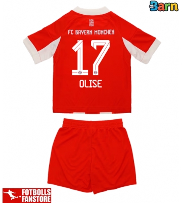 Bayern Munich Michael Olise #17 Hemmatröja Barn 2025-26 Kortärmad (+ Korta byxor)
